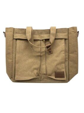 Bella Russo Beige Canvas Tote